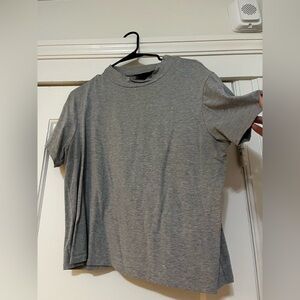 Nooworks Mock Neck Shirt Heather Gray